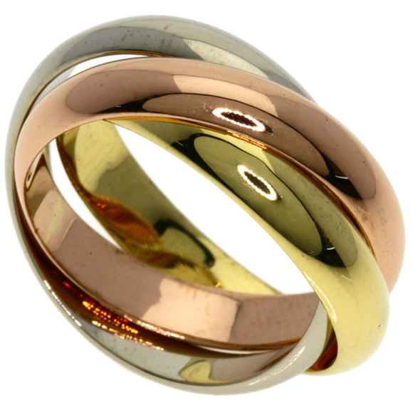 CARTIER Gold Trinity Ring #53
